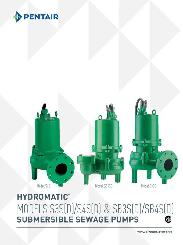 Hydromatic Competitively Priced Sewage Ejectors