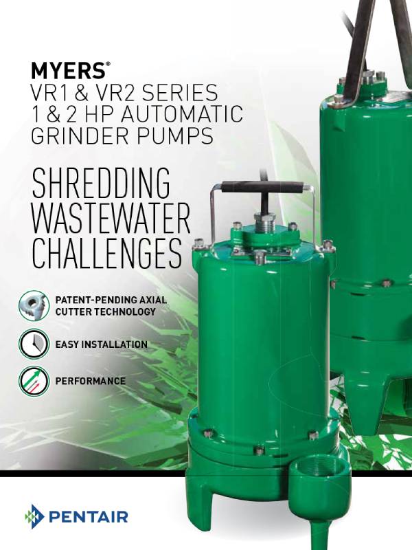 Myers V Series Grinder Pumps