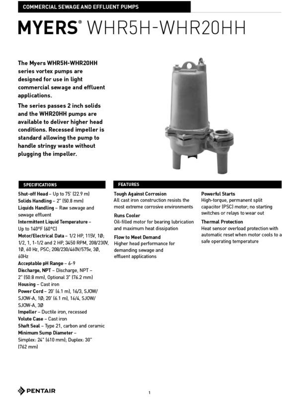 WHR Series Ejectors